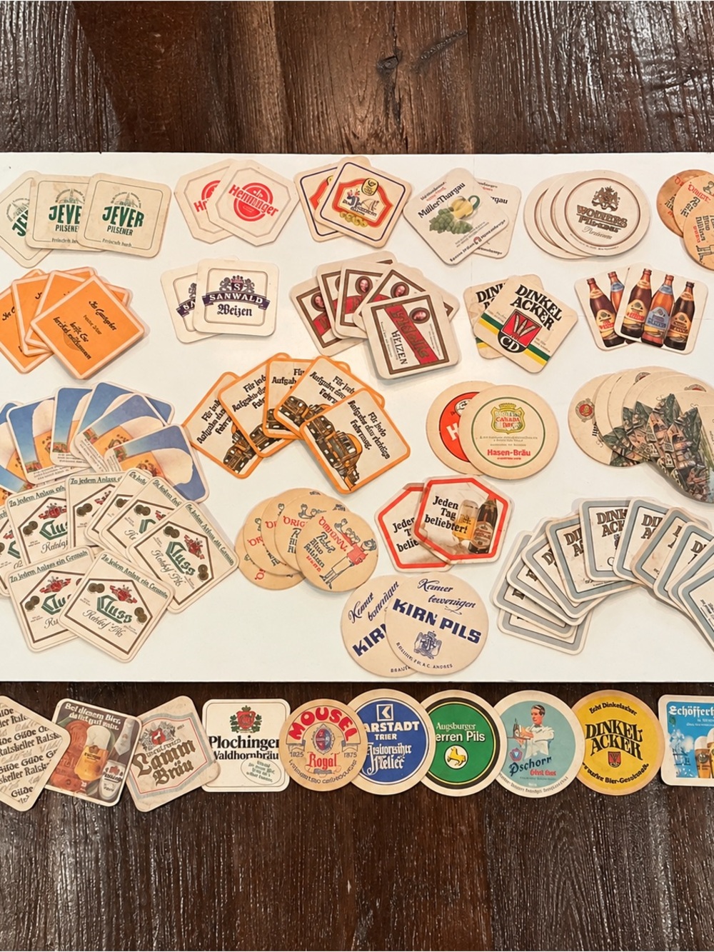Vintage German Beer & Advertising Coasters | Mixed Lot of 93